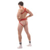 Barcode Berlin Harnais élastique Matt Pop Rouge